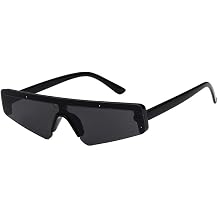 Shiratori Sports Wrap-Around Sunglasses, Fashionable One-Piece Lens UV Protection Shades for Men & Women