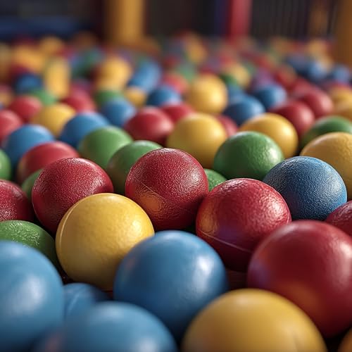 ecosa Bällebad Bälle ø: 6 cm Spielbälle Bällepool Platikbälle Bälle für Bällebad Baby Bälle Spielbälle Babybälle Zertifiziert Keine Schadstoffe (100 STK)