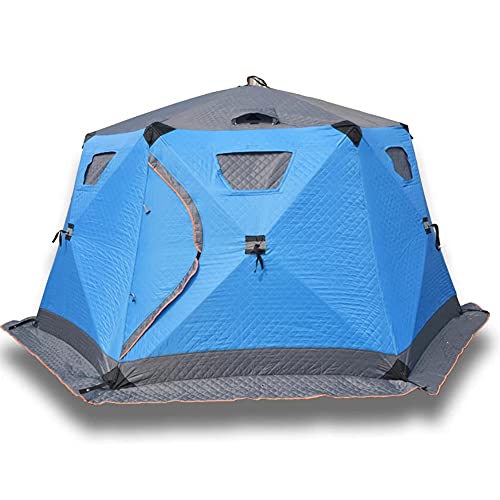 Carpa para pesca en hielo invierno para 5-8 personas azul miniatura 1