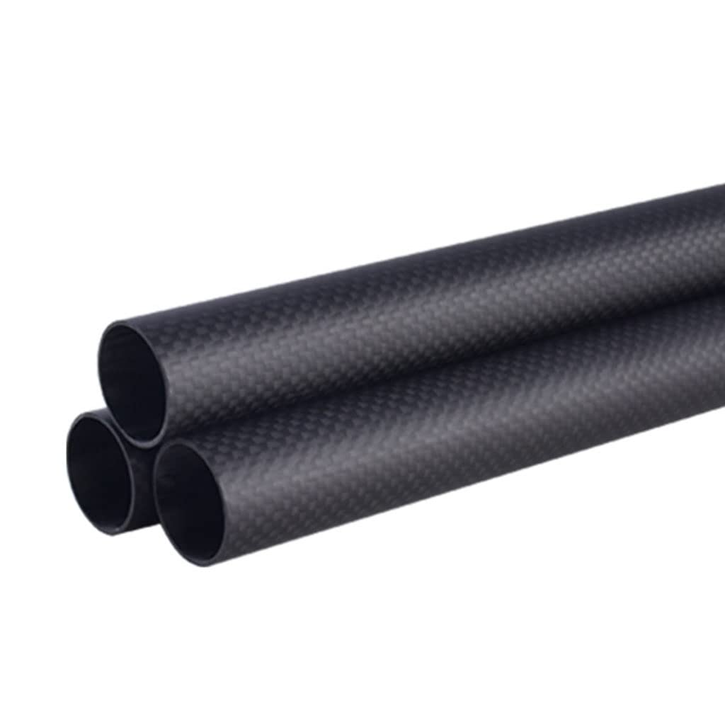 Tubo In Fibra Di Carbonio OD4mm 5mm 6mm 7mm 8mm 9mm 10mm, 1 Pezzo Lunghezza 500mm Twill Liscio Lucido Opaco Accessori For Droni Taglio CNC(Plain Matte,10x8x500mm)