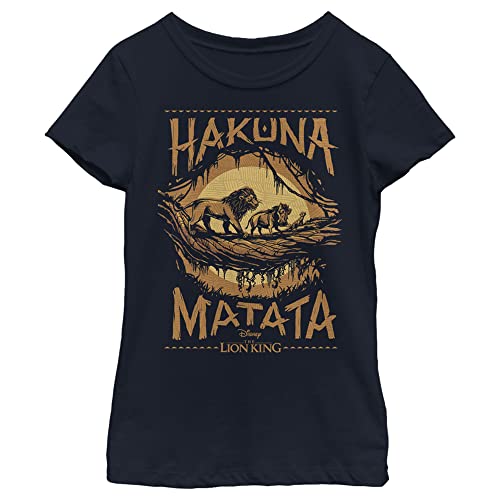 Fifth Sun Little, Big Disney Lion King Savanna Poster Girls Short Sleeve Tee Shirt