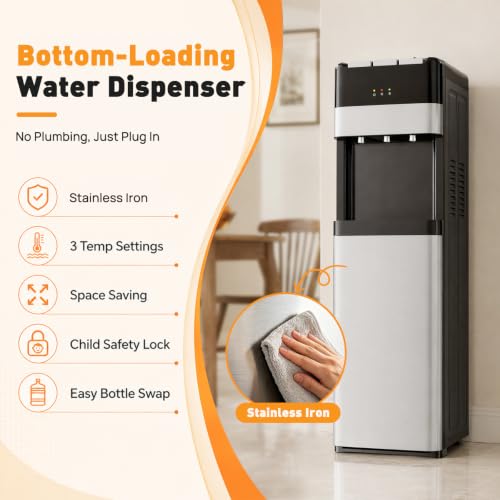 Image of NEWBULIG Bottom Loading Water Dispenser for 5 Gallon Bottle, Water Cooler