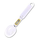 Cuchara Báscula Digital, Báscula de Cocina con Pantalla LCD, Báscula Digitales Para Alimentos para Líquidos, Sólidos, Cocinar, Hornear, Azúcar, Harina, Especias, Precisión 0,1-500g