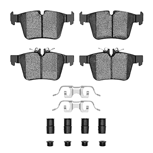 Image of DFC Rear 3000 Ceramic Brake Pads| Fits 2015-2018 Mercedes-Benz C200 | 2015-2023 Mercedes-Benz C300; 2016-2018 Mercedes-Benz C350e| Automotive Replacement Brake Pads| Hardware