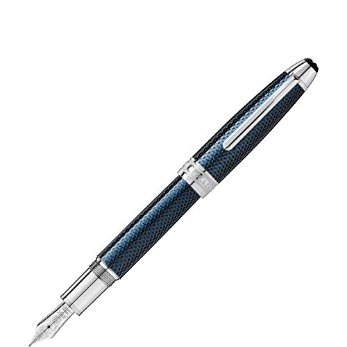 Montblanc Blue Resin Meisterstueck Solitaire Hour LeGrand  112889 Fountain Pen