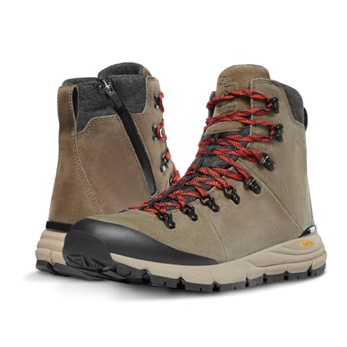 Danner Arctic 600 homme marron rouge chaussure hiver 7 pouces zip 200g