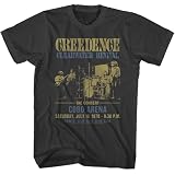 American Classics Creedence Clearwater Revival Cobo Concert T Shirt Gray 2X | Officially Licensed CCR Merch, Vintage Style Graphic Tee, 100% Cotton Crew Neck, Unisex Gray, Printed in the USA