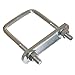 Produktbild 2x U-Bügel 100mm Länge mit Gegenplatte Zurrbügel Bügelschraube M10 verzinkt Gewindebügel Öse Zurröse Bügelschelle Dachträger Befestigung Neu Old-Harvest (100x63mm)