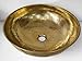 Brassmadecraft Brushed Brass Bathroom Sink, Hammered Above Counter Vessel Sink, Moroccan Bathroom Handmade Sink (8 Inch)