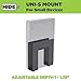 HIDEit Uni-S (Black) Adjustable Small Device Wall Mount