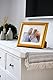 Frame Company Eldridge Bilderrahmen mit pinkem Passepartout, 22,9 x 17,8 cm, für 17,8 x 12,7 cm, mit Plexiglas