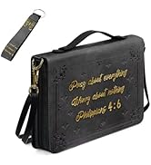 Coldinair Butterfly Bible Covers for Women Leather Bible Cases for Girls Ladies,Pray About Everyt...