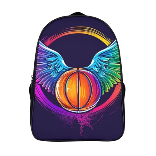 Sac à dos d'école imprimé 3D pour enfants de grande capacité 40x28x16cm