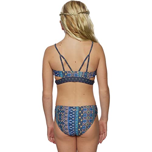 O'NEILL CLOTHING Girls Swim Set, Bikini, Tank Top, Briefs, Size 14, Allover Print2