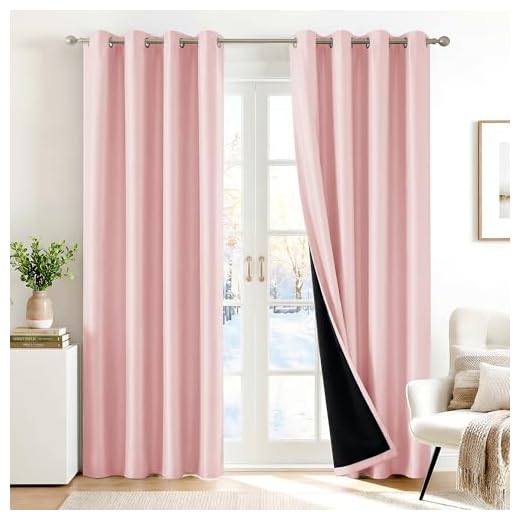 Deconovo 100% Blackout Curtains for Bedroom