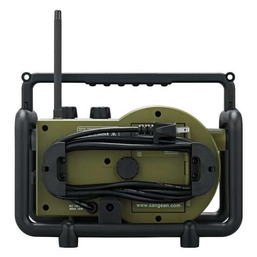 Sangean TB-100 TOUGHBOX FM/AM/Aux Ultra-Rugged Digital Rechargeable Radio, Green - Image 3