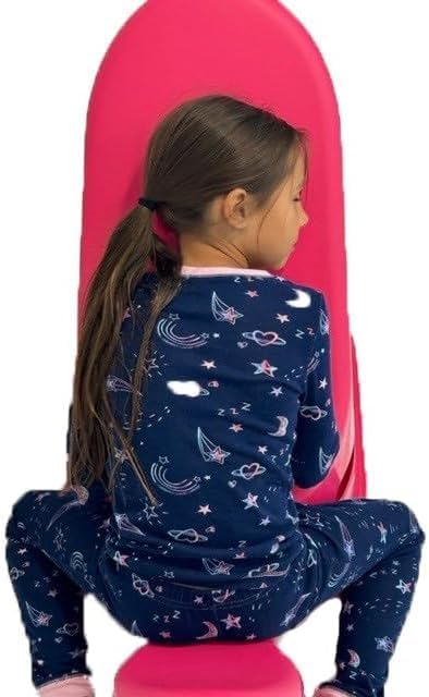 Tum&Bum Kids Angled Sleeper for Elevated Support, Cozy Rest & Improved Night time Comfort – Gentle Slope - Pink