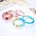 5Pack 60MM Round Bracelet Silicone Mould, Crystal Epoxy Ring Mold for DIY Resin Bangle Bracelet Jewelry, Key Chain