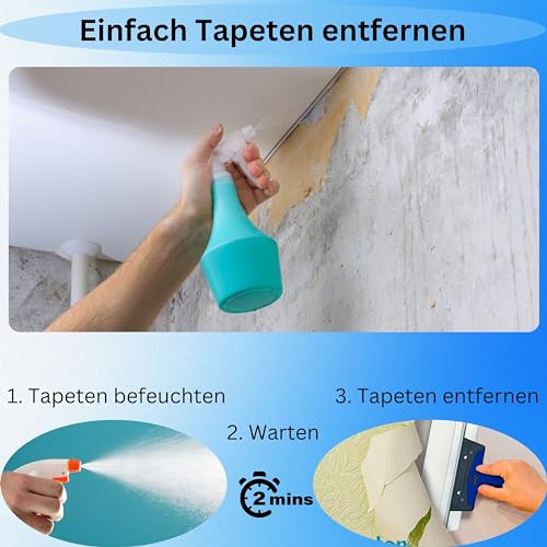 BACHSAM® Made in Germany hochwertiges Flächenspachtel 600mm breit - Profi Fassadenspachtel zum Spachteln, Verputzen und Tapeten Entfernen, Trockenbauer Werkzeug mit Softgriff und abgerundeten Ecken.