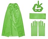 -ღ Diseño cómodo -- Capas de superhéroe de vestir con cordón en el cuello para mayor seguridad de liberación rápida y facilidad de uso. Una capa de Satén con bordes serrados (estilo de acabado).