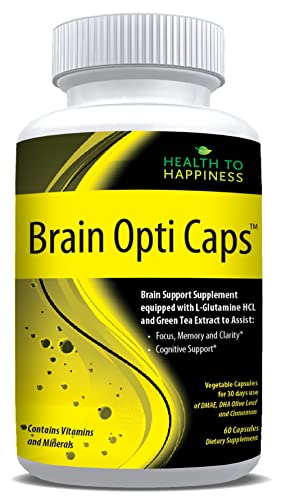 Brain Opti Caps - Brain Supplement For Focus, Memory & Clarity For Cognitive Support #TOP22