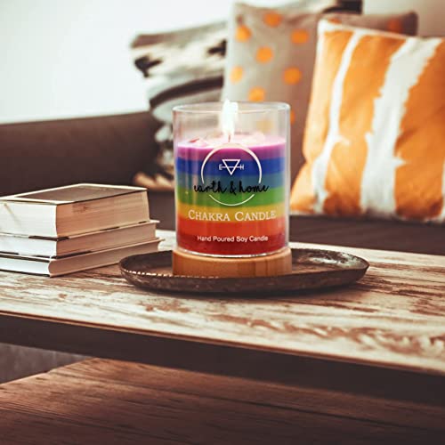 Chakra Crystal Candle - Crystals And Healing Stones Chakra Candle - Healing Candles With Crystals Inside - Spiritual Candle/Manifestation Candle For Positive Energy And Cleansing (Citronella) #TOP7