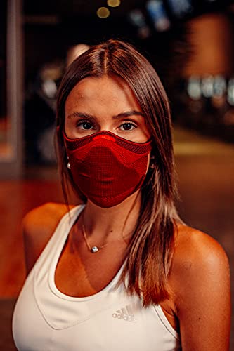 Máscara Esportiva Fiber Knit - tamanho G, Bordo