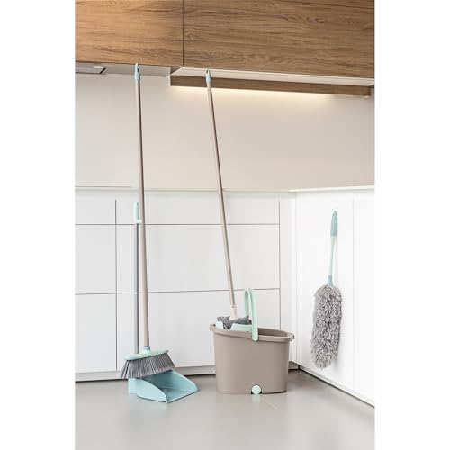 Vigar - Recambio para Fregona - Rosca Universal - 10 x 10 x 15 cm - Microfibra Apta para Lavadora - Máxima Absorción - para Todo Tipo de Suelos - Gris - imagen 2