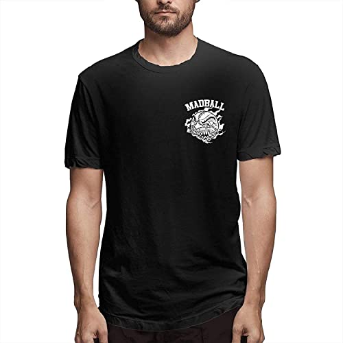 Photo de F55FLENG Madball Mans Men's Printed Left Chest Cotton Short Sleeve T-Shirt Two Sided Pattern Manches Courtes(Medium)