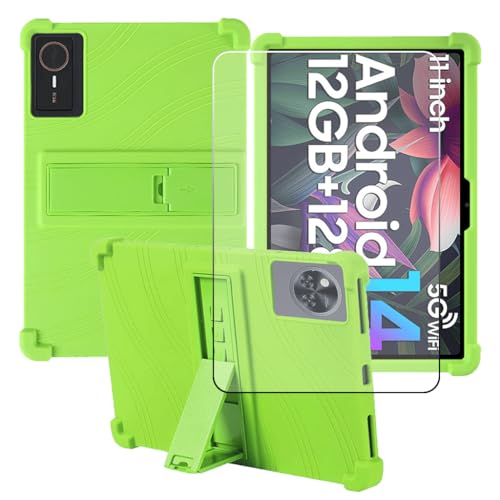 CongJiaLingXi�ƌ݊��������� TABWEE T50 11 �C���`�^�u���b�g�P�[�X+�X�N���[���ی�t�B���������K���X�t�B�����A�_��V���J�Q���S�J�o�[���߉\�X�^���h�ی�^�u���b�g�J�o�[�A��