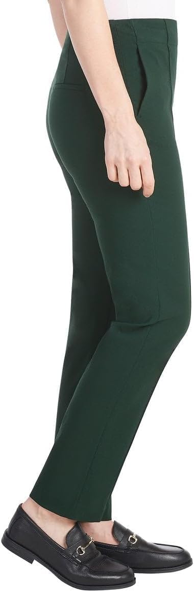 Hilary Radley Women's Ponte Pull-On Mid Rise Slim Leg Pants - Image 2