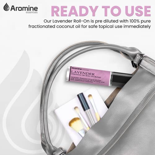 Lavender Essential Oil Roll On, Pre-Diluted 10ml (Pack of 2). Premium Quality, Therapeutic Grade Topical Ready Aromatherapy Oil - Image 6