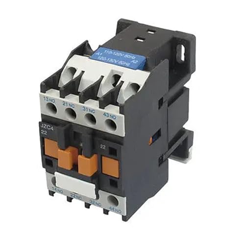 Contacteur AC JZC4-22 tripolaire robustesse industrielle bobine 110V 130V 20A