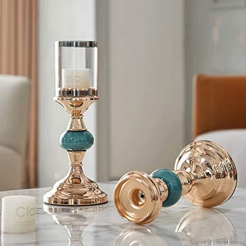 Ceramic Gold Plated Candlestick Wedding Decoration Home Center Table