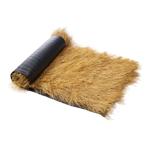 VEVOR Artificial Thatch Grass Roof, 1.6 x 19.7 ft Tiki Bar Hut Thatch Roofing Roll, Waterproof...