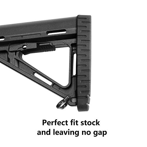 Pridefend Recoil Pad, Rubber Combat Butt Pad, Non-Slip Recoil Pad For 6 Position #TOP2