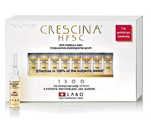 CRESCINA anti-chute HFSC Retard 1300 femme stimuler la repousse des cheveux