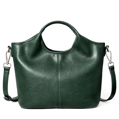 Image of BOSTANTEN Vegan Leather Purses for Women Soft Crossbody Zip Satchel Handbag