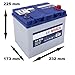Bosch Automotive 0092S40240 Batterie 60 mAh 540 A