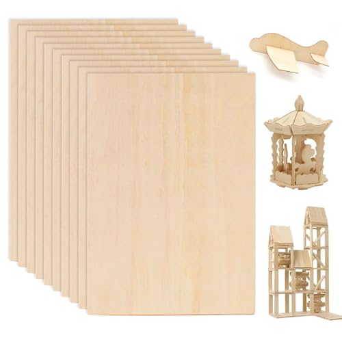 Holzplatte 200x100 Bastel Holz 1,5mm Holzplatten zum Basteln Lindenholz Sperrholzplatte Holz Platten zum Basteln für DIY Modell Handwerk