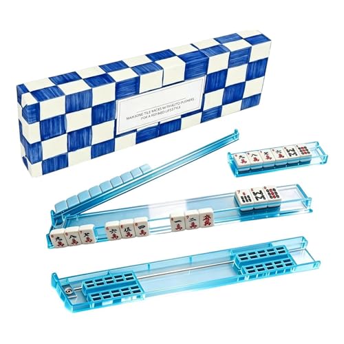 Aide à pousser lisse mahjong et support acrylique 44cm parfait pour débutant