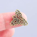 DIY030921 Handmade Charms 20Pcs 18x18mm Antique Bronze Alloy Charms Bracelet Necklace Pendant 2016 New Connector