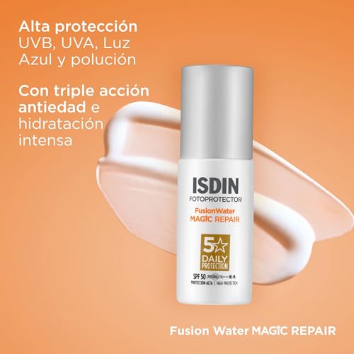 Miniatura 4 de Isdin Fotoultra Age Repair Fw Spf50, Protector Solar Facial De Uso Diario, Triple Acción Antienvejecimiento, 50ml