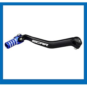 SCAR Sélecteur de vitesse anodisé Compatible avec YAMAHA YZ 125 250 YZ 125X YZ250X – Bleu