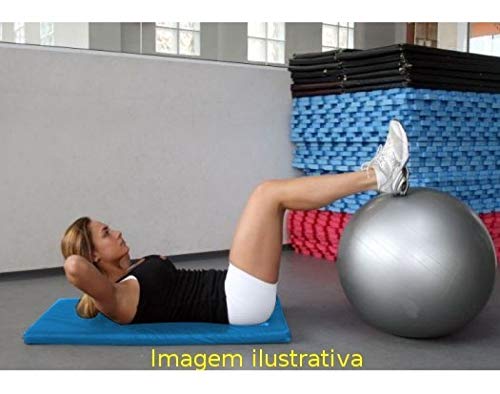 Colchonete Tapete Para Ginástica Yoga Ou Pilates Cor Azul