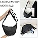 KEYRI 1 PCS Media Luna Bolso Bandolera Nylon Bolso Bandolera para Cercanías Imagen de KEYRI 1 PCS Media Luna Bolso Bandolera Nylon Bolso Bandolera para Cercanías