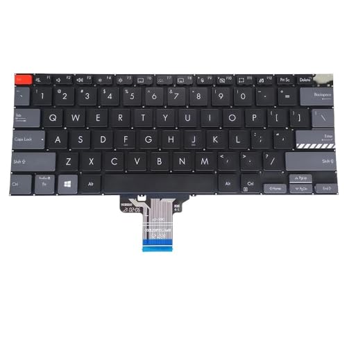 Clavier russe-anglais rétroéclairé pour réparer la saisie sur Pro 14 K3400 M3400