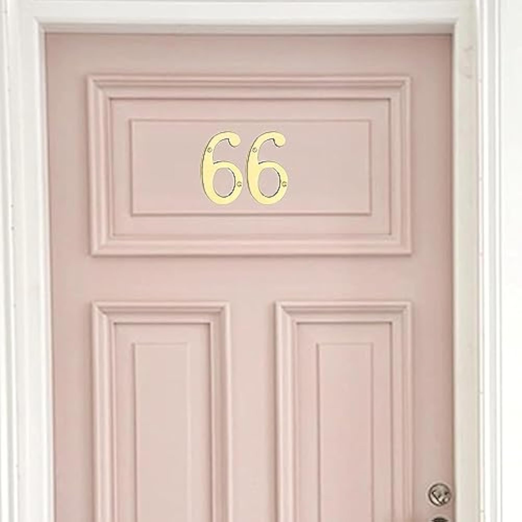 Metal Crafts Real Brass Number 6 Inch