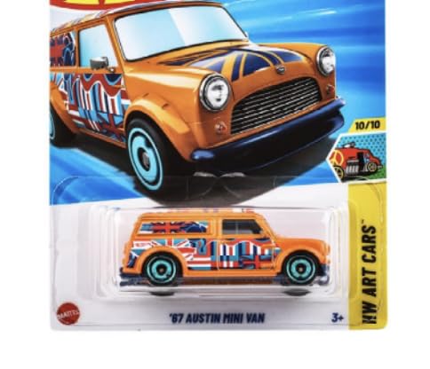 Image of hw Die-Cast 1:64 for Ages 3 and up ('67 Austin Mini Van | HW Art Cars)