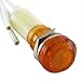 PACK OF 100 YuCo YC-9WRT-23A-24-100 AMBER LED 9MM MINIATURE INDICATOR PILOT LIGHT 24V AC/DC